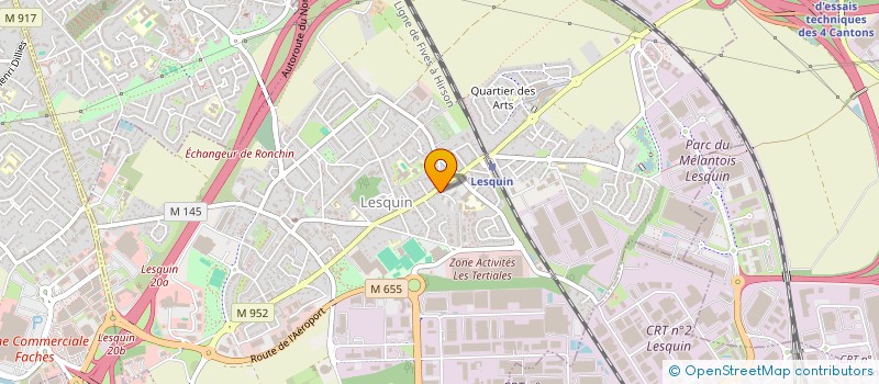 localisation de l'entreprise MADAME LISE DEHON à LESQUIN