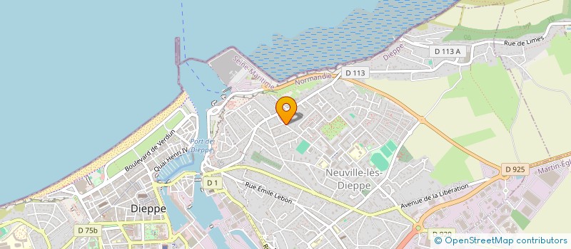 localisation de l'entreprise MADAME LISE DELABYE  DIEPPE