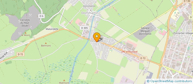 localisation de l'entreprise MADAME LISE DELACROIX  ARCON