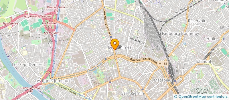 localisation de l'entreprise MADAME LISE DELBREIL à TOULOUSE