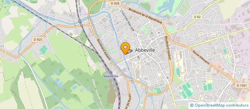 localisation de l'entreprise MADAME LISE DELOMENIE à ABBEVILLE