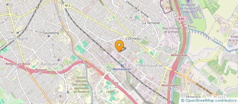 localisation de l'entreprise MADAME LISE DEMANGEAT  TOULOUSE