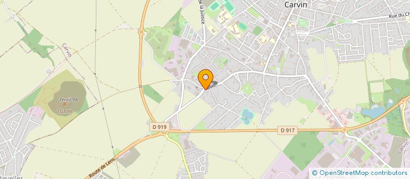 localisation de l'entreprise MADAME LISE DESCAMPS à HALLUIN