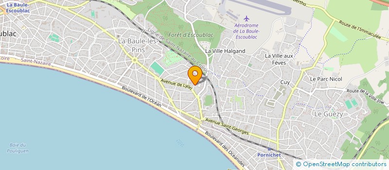 localisation de l'entreprise MADAME LISE DEVILLEBICHOT à LA BAULE-ESCOUBLAC