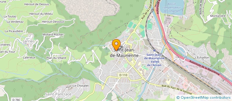 localisation de l'entreprise MADAME LISE DHONT  SAINT-JEAN-DE-MAURIENNE