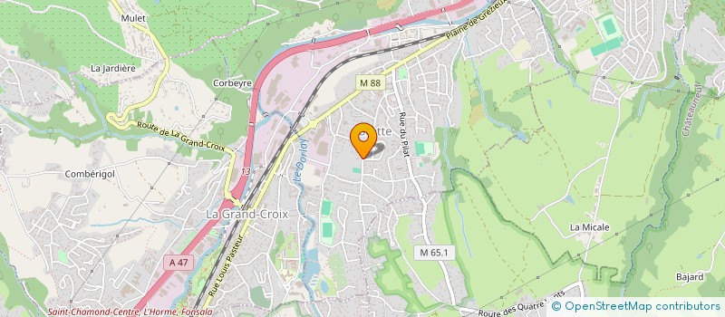 localisation de l'entreprise MADAME LISE DI BARTOLOMEO  LORETTE