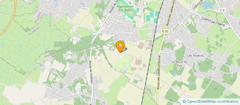 localisation de l'entreprise MADAME LISE DIEUMEGARD à CHALLANS