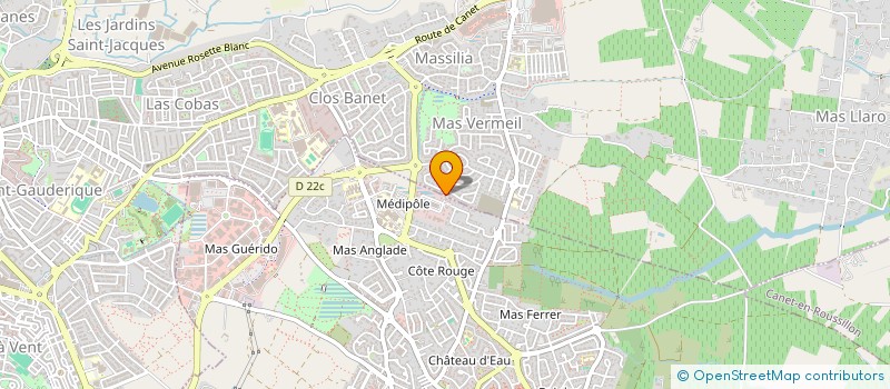 localisation de l'entreprise MADAME LISE DOMINGUES  PERPIGNAN