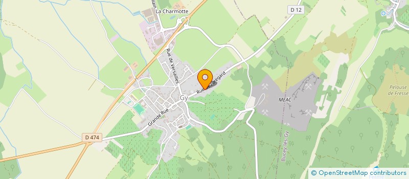 localisation de l'entreprise MADAME LISE DOUTAUX  GY