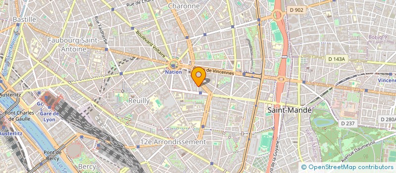 localisation de l'entreprise MADAME LISE DUBOIS  PARIS