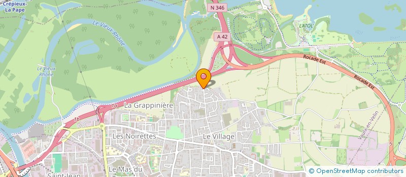 localisation de l'entreprise MADAME LISE DUMAS  VAULX-EN-VELIN