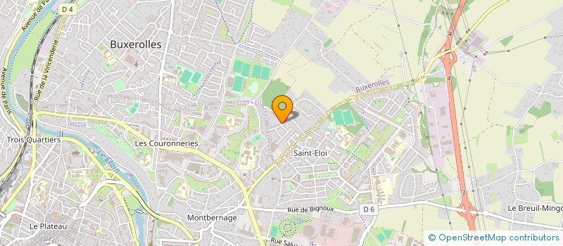 localisation de l'entreprise MADAME LISE DURAND  BUXEROLLES