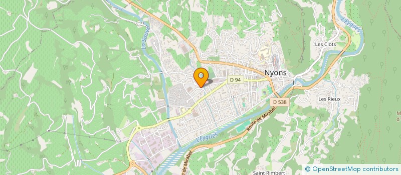 localisation de l'entreprise MADAME LISE-ELEONORE RAVOT à NYONS