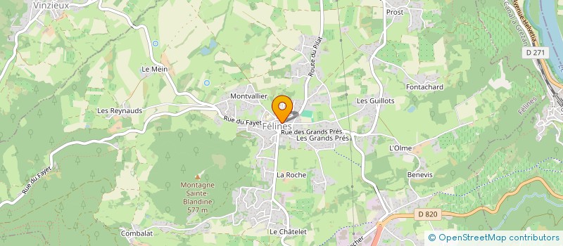 localisation de l'entreprise MADAME LISE EMMANUELLE SIRAT  VIENNE