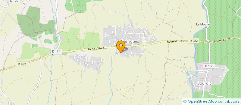 localisation de l'entreprise MADAME LISE ETIENNE  MOUSSAC