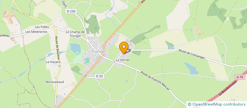 localisation de l'entreprise MADAME LISE FAURE  TRONGET