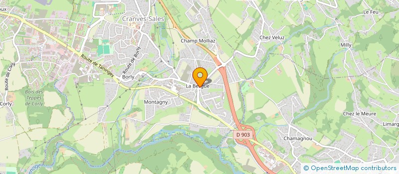localisation de l'entreprise MADAME LISE FELISAZ à CRANVES-SALES