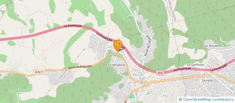 localisation de l'entreprise MADAME LISE FEUCHT  DRAGUIGNAN