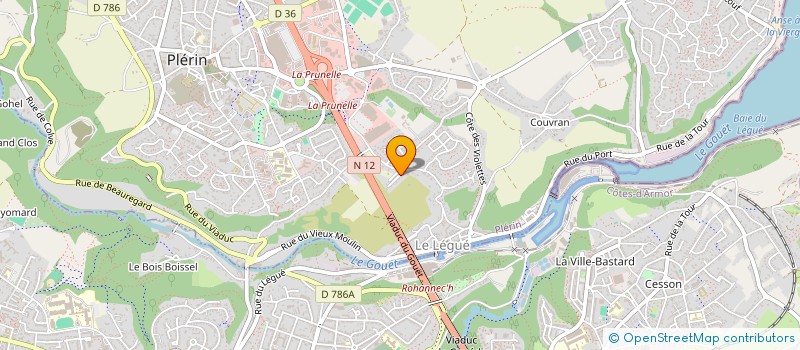 localisation de l'entreprise MADAME LISE FROGER  PLERIN