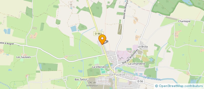 localisation de l'entreprise MADAME LISE GALMARD  SEGRE-EN-ANJOU BLEU