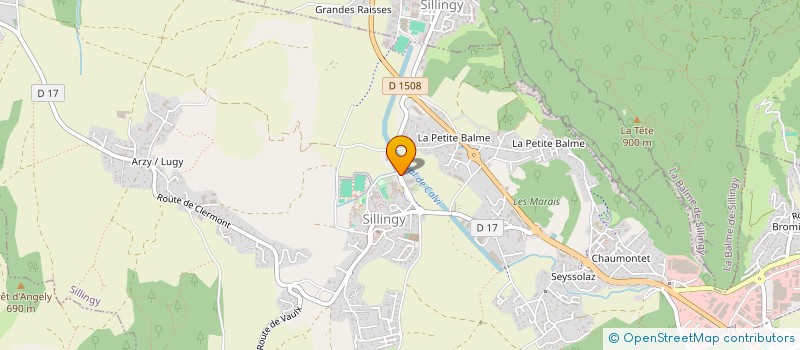 localisation de l'entreprise MADAME LISE GAMBIEZ  SILLINGY