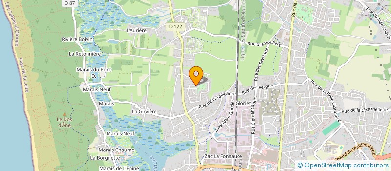 localisation de l'entreprise MADAME LISE GERBEAU à LES SABLES-D'OLONNE