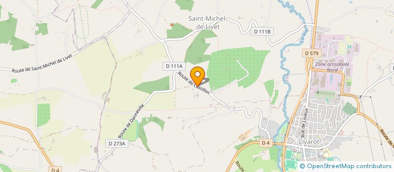 localisation de l'entreprise MADAME LISE GRINGOIRE  LIVAROT-PAYS-D'AUGE