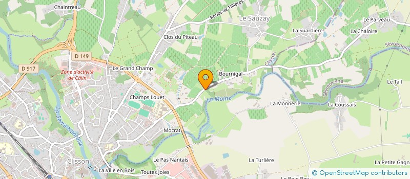 localisation de l'entreprise MADAME LISE GUEGUEN  CLISSON