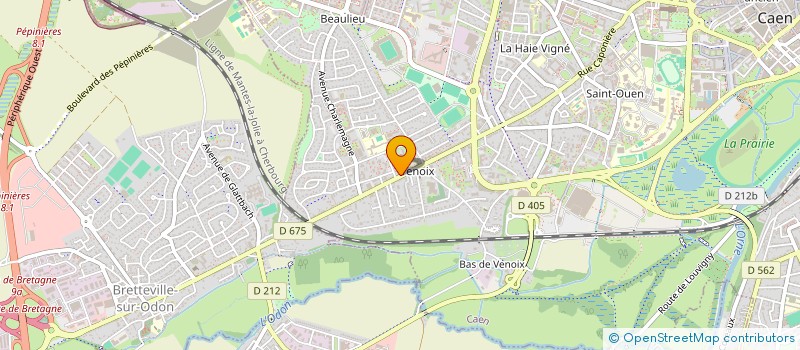 localisation de l'entreprise MADAME LISE JACOB à CAEN