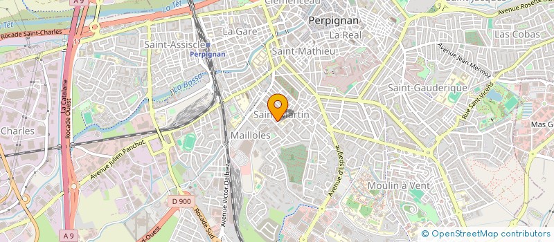 localisation de l'entreprise MADAME LISE JUANCHICH  PERPIGNAN