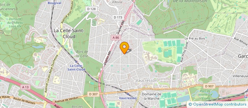 localisation de l'entreprise MADAME LISE JUEL  VAUCRESSON