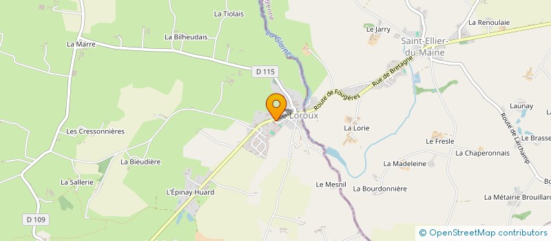 localisation de l'entreprise MADAME LISE KIDINDA  LE LOROUX