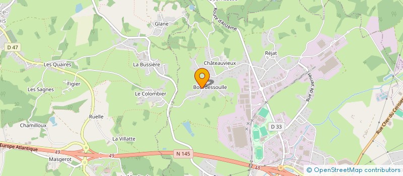 localisation de l'entreprise MADAME LISE LAGRANGE à GUERET