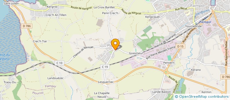 localisation de l'entreprise MADAME LISE LE BOULBIN à PAIMPOL