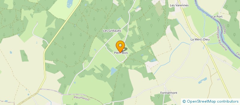 localisation de l'entreprise MADAME LISE LE SAULNIER  LA ROCHE POSAY