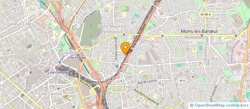 localisation de l'entreprise MADAME LISE LECA à LILLE
