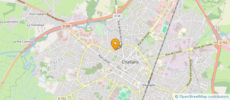 localisation de l'entreprise MADAME LISE LECHALARD à CHALLANS