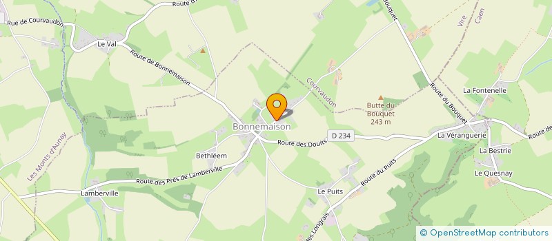 localisation de l'entreprise MADAME LISE LECHEVALLIER  BONNEMAISON