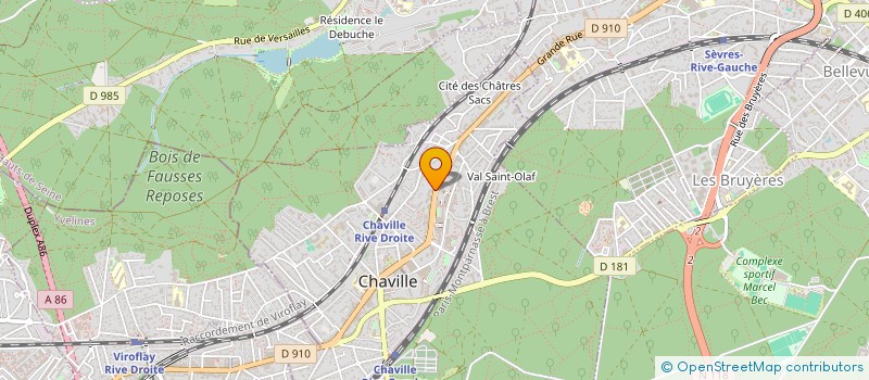 localisation de l'entreprise MADAME LISE LEDUC à CHAVILLE