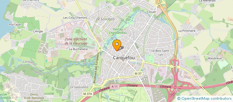 localisation de l'entreprise MADAME LISE LELAURE  CARQUEFOU