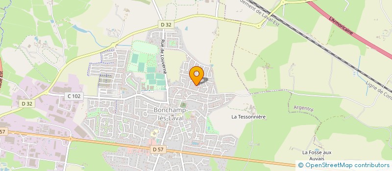 localisation de l'entreprise MADAME LISE LEMASSON  BONCHAMP-LES-LAVAL