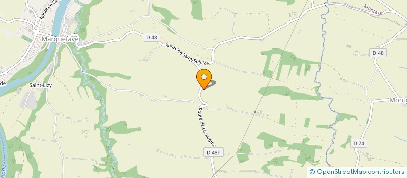 localisation de l'entreprise MADAME LISE LEMETAYER  MARQUEFAVE