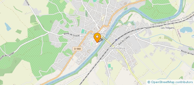 localisation de l'entreprise MADAME LISE LEMONNIER  NAJAC