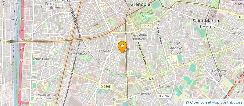 localisation de l'entreprise MADAME LISE LESCURE  GRENOBLE