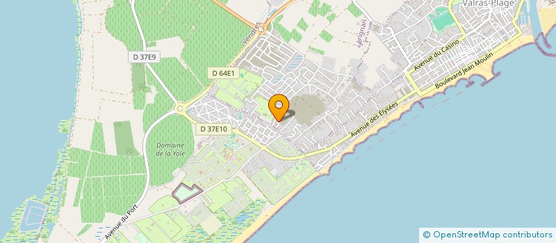 localisation de l'entreprise MADAME LISE LISE  SERIGNAN