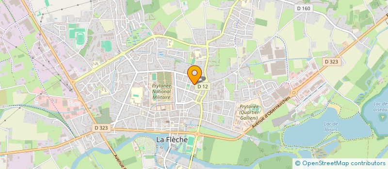 localisation de l'entreprise MADAME LISE LUSSON  LA FLECHE