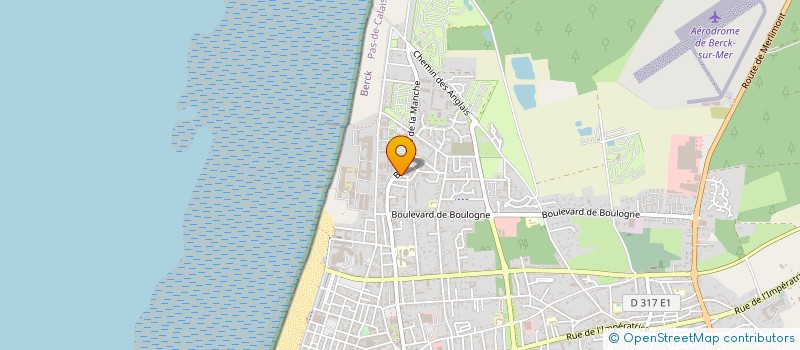 localisation de l'entreprise MADAME LISE MAGNIER  BERCK