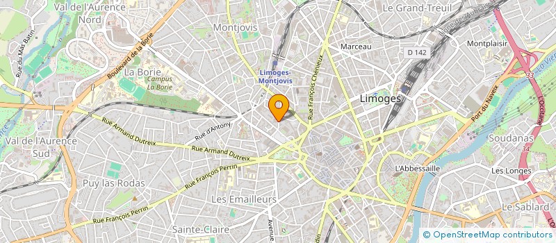 localisation de l'entreprise MADAME LISE MAKANDA à LIMOGES