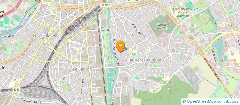 localisation de l'entreprise MADAME LISE-MARIE DAMBRINE  METZ