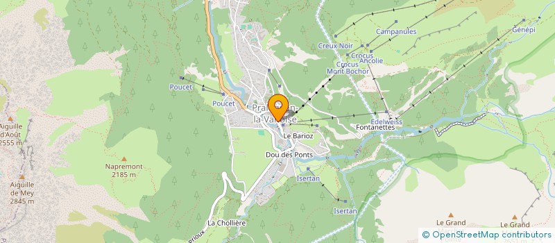 localisation de l'entreprise MADAME LISE-MARIE DUMONT à PRALOGNAN-LA-VANOISE